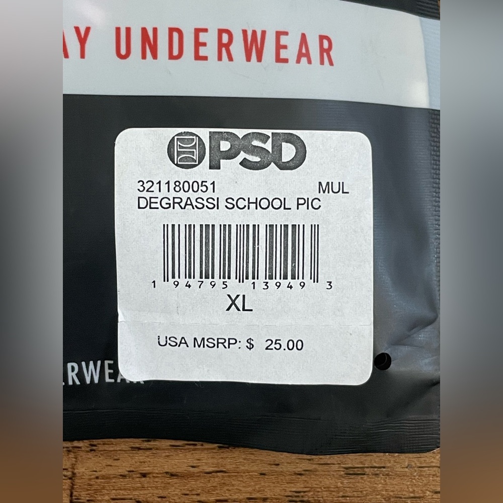PSD Boxer Brief x Degrassi ‘Blue’ (size mens XL) - Picture 8 of 8